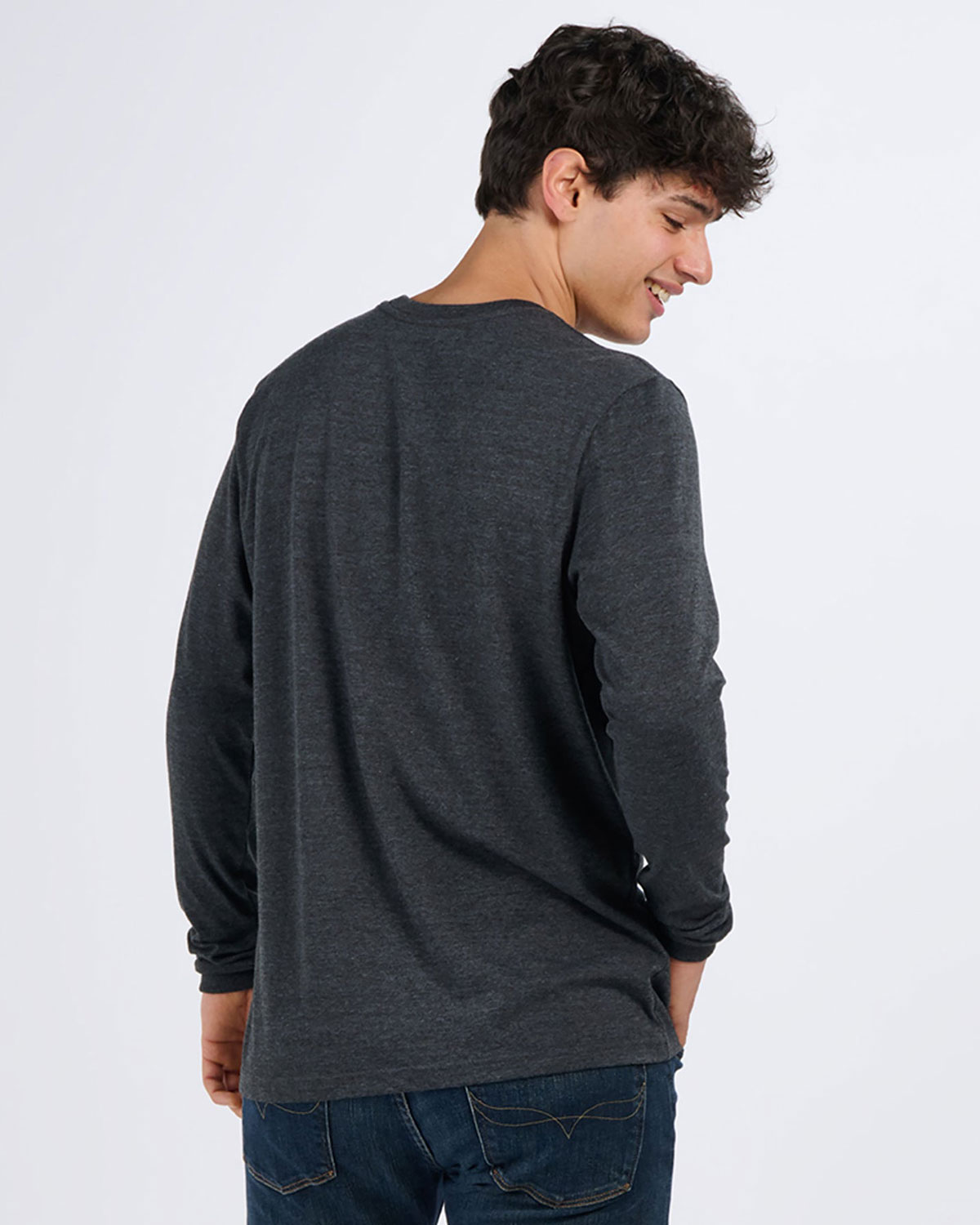 Boxercraft BU3102 Unisex Essential Long Sleeve T-Shirt view 2