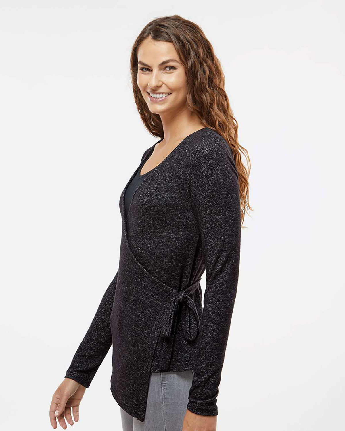 Boxercraft BW1301 Women's Cuddle Wrap Top view 3