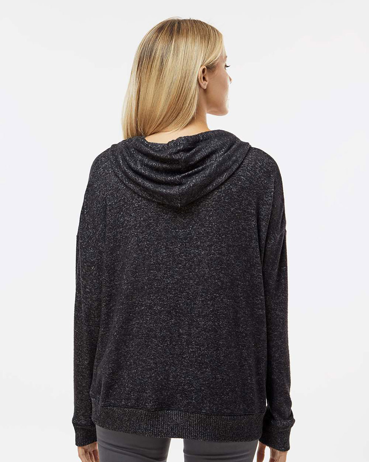Boxercraft BW1501 Women's Cuddle Fleece Hooded Sweatshirt view 2