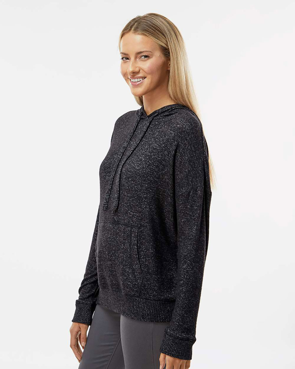 Boxercraft BW1501 Women's Cuddle Fleece Hooded Sweatshirt view 3