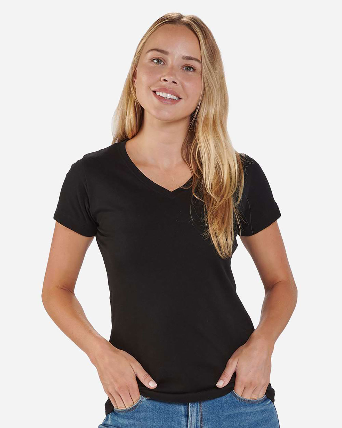 Boxercraft BW2201 Women's V-Neck T-Shirt