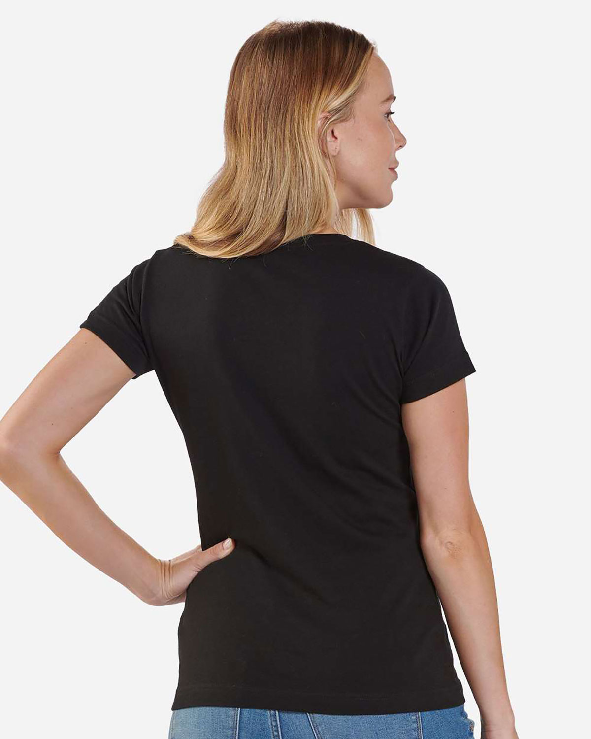 Boxercraft BW2201 Women's V-Neck T-Shirt view 2