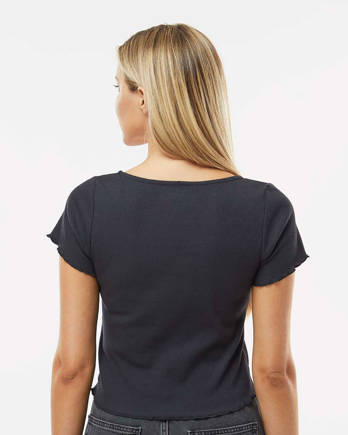 Boxercraft BW2403 Women's Baby Rib T-Shirt view 2