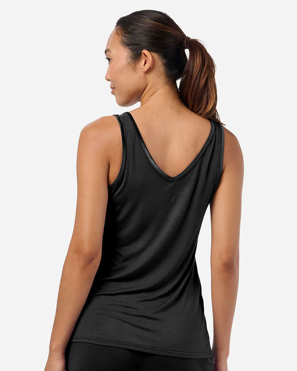 Boxercraft BW2504 Women's Bamboo V-Neck Tank Top view 2