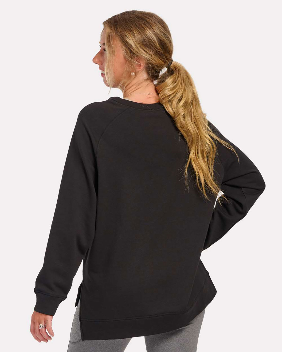 Boxercraft BW3101 Women's Harlow French Terry Crewneck Sweatshirt view 2
