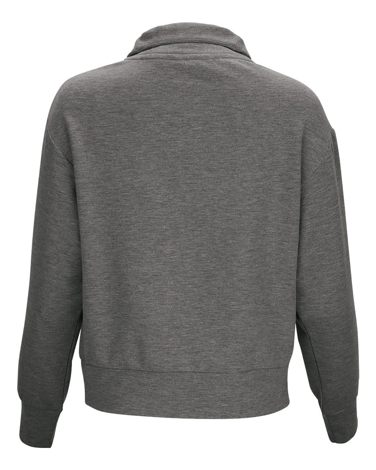 Boxercraft BW5205 Women's Dream Crop Fleece Quarter-Zip view 2