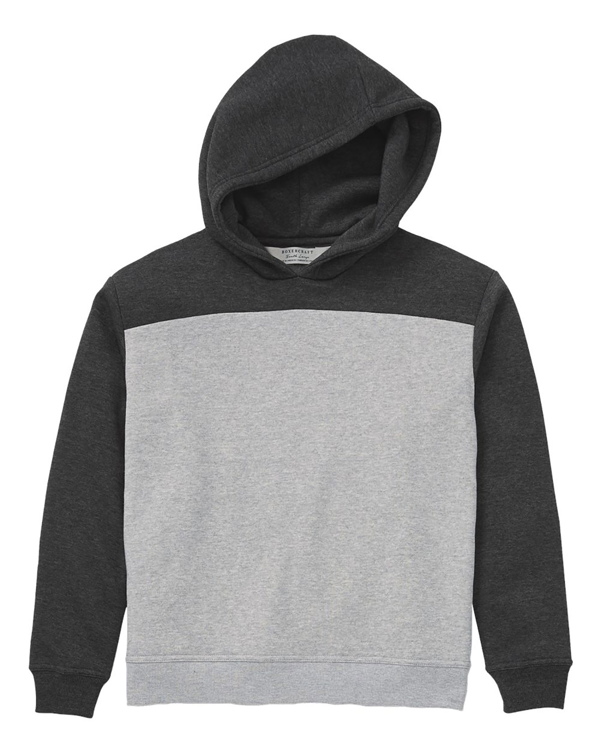 Boxercraft BY5404 Youth Colorblocked Hooded Sweatshirt