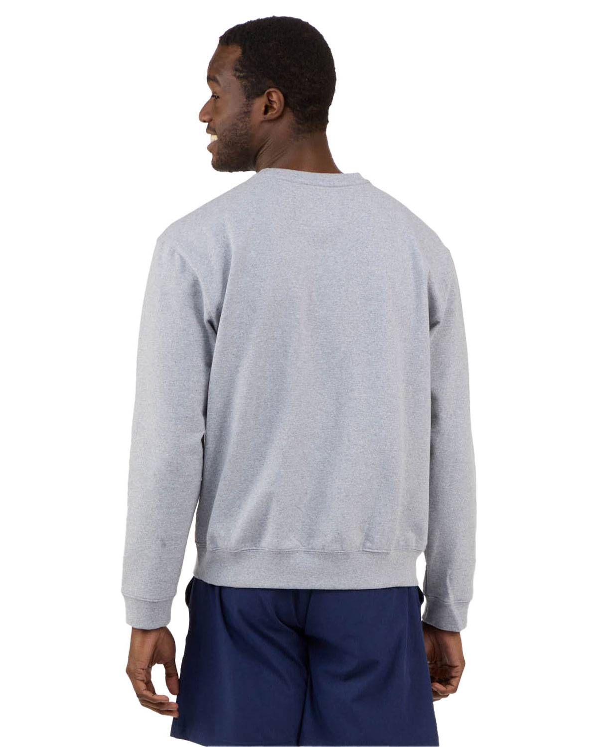 Boxercraft EM5160 Unisex Recrafted Recycled Fleece Crewneck Sweatshirt view 2