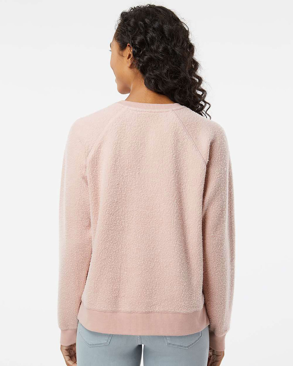 Boxercraft K01 Women's Fleece Out Crewneck Pullover view 2