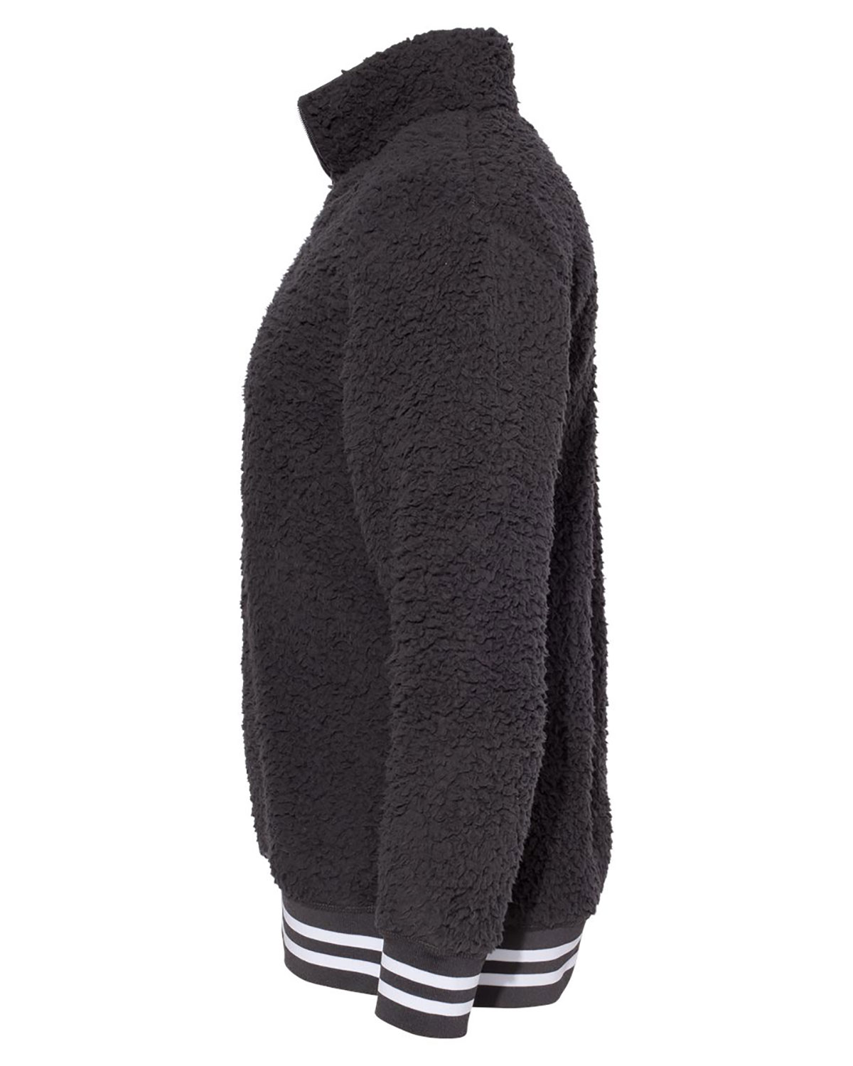 Boxercraft Q20 Unisex Varsity Sherpa Quarter-Zip Pullover view 3
