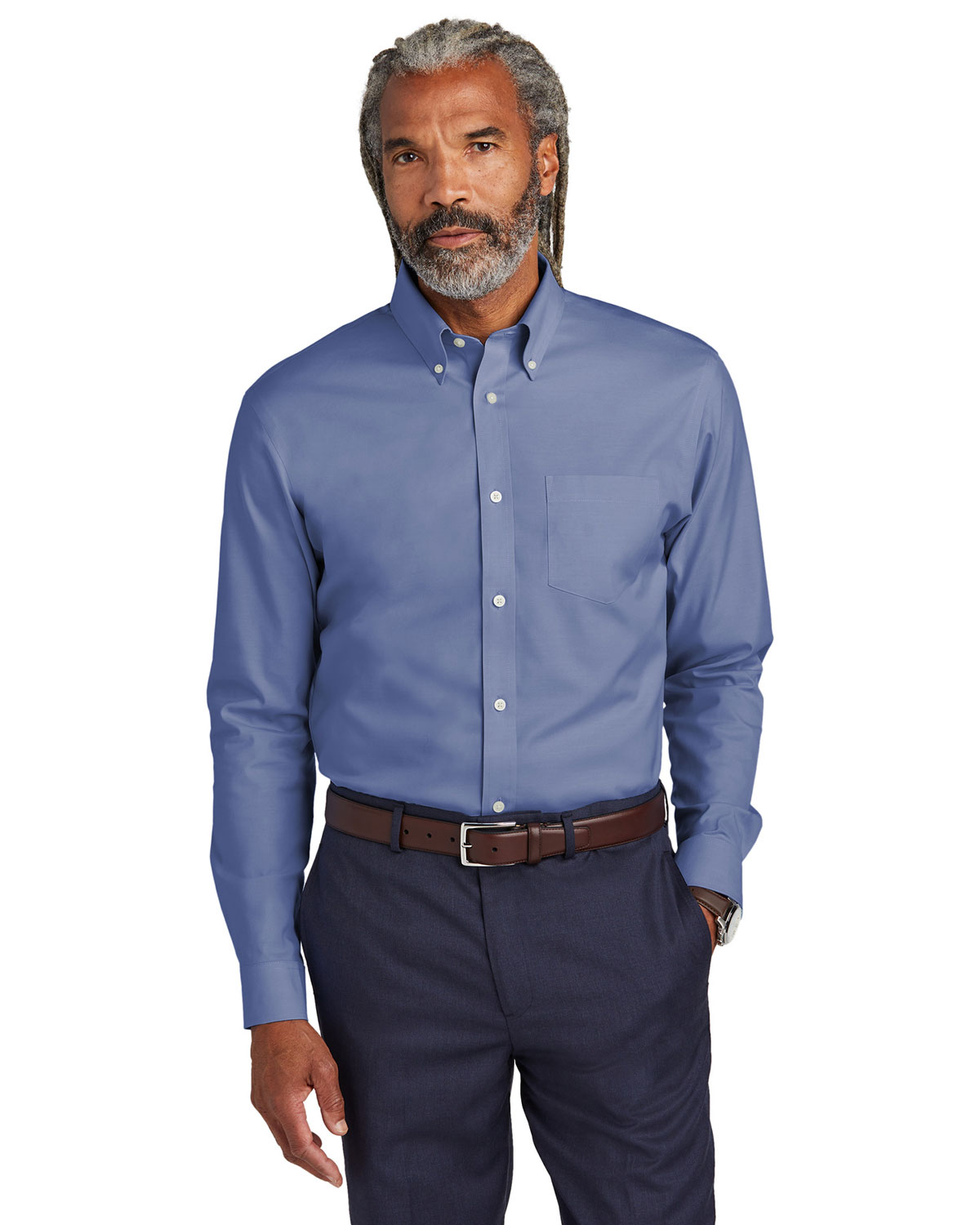 Brooks Brothers BB18000 Wrinkle-Free Stretch Pinpoint Shirt