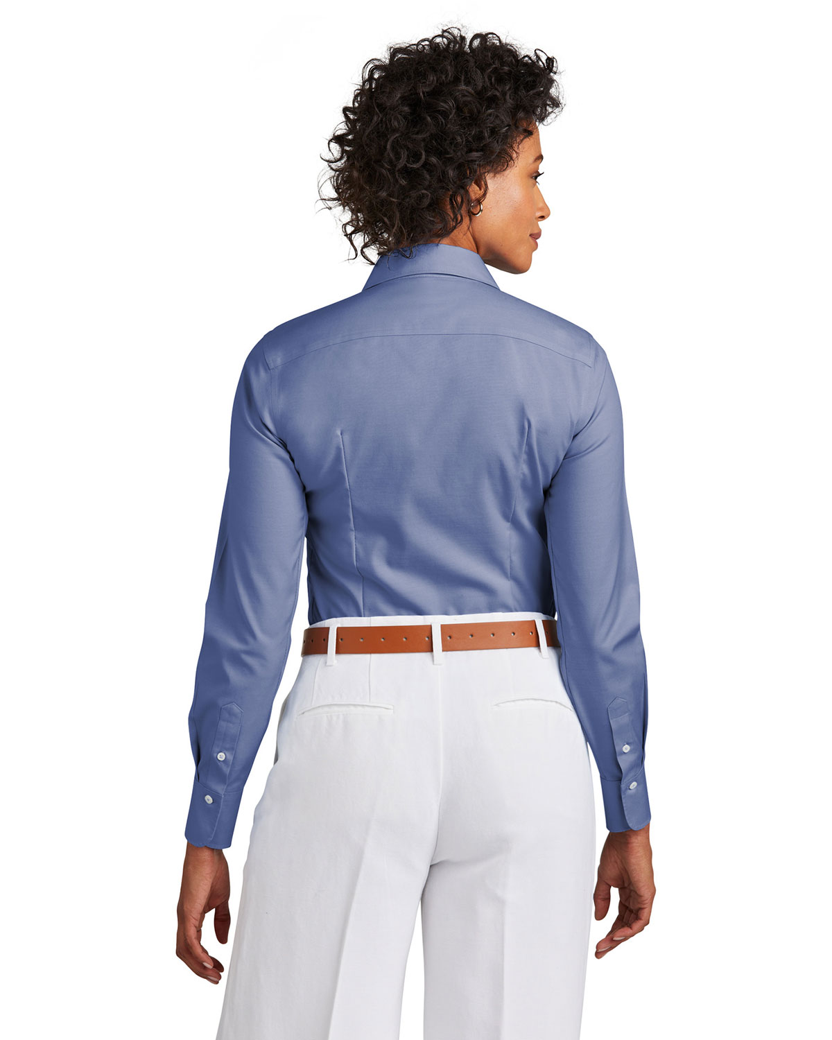 Brooks Brothers BB18001 Women's Wrinkle-Free Stretch Pinpoint Shirt view 2