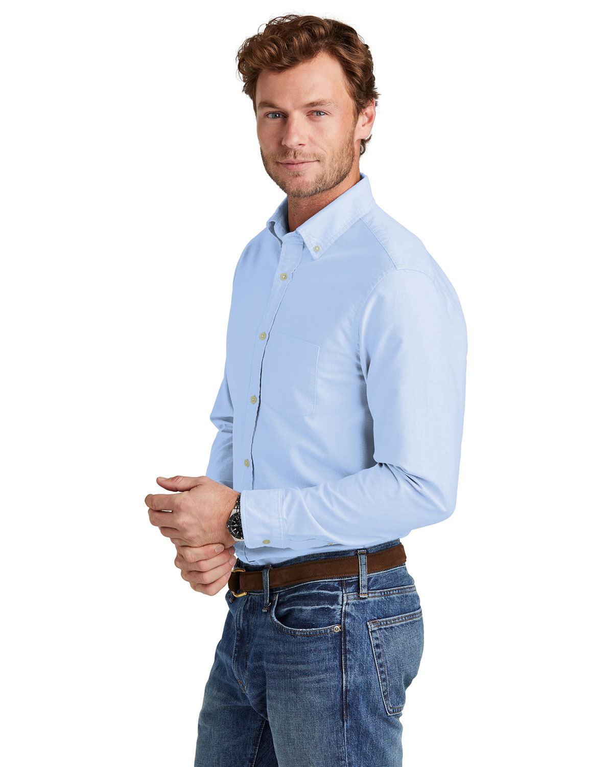 Brooks Brothers BB18004 Casual Oxford Cloth Shirt view 3