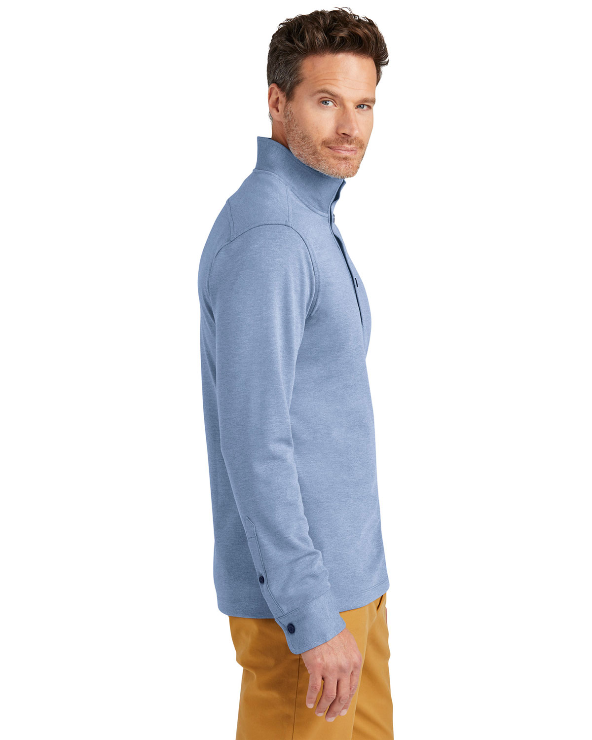 Brooks Brothers BB18202 Mid-Layer Stretch 1/2-Button view 3
