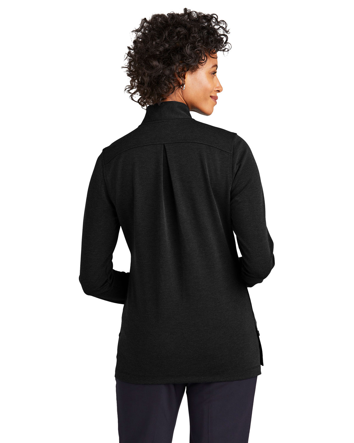 Brooks Brothers BB18203 Women's Mid-Layer Stretch 1/2-Button view 2