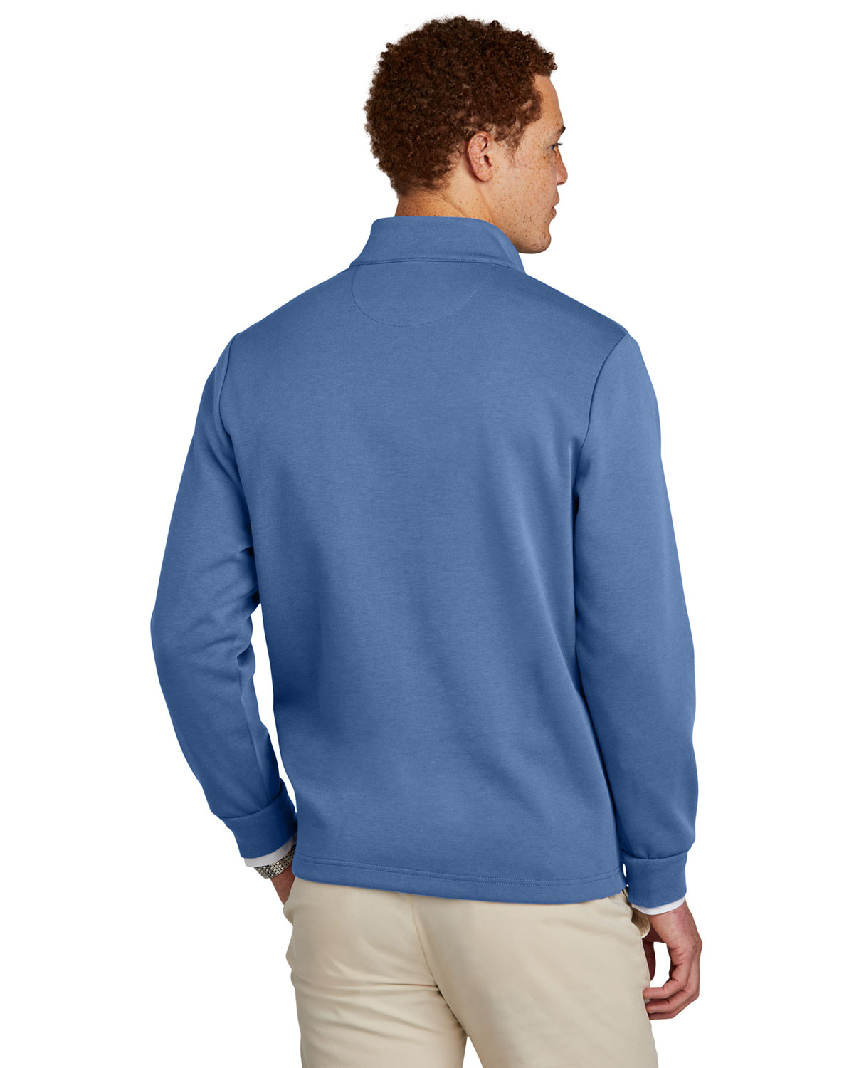 Brooks Brothers BB18206 Double-Knit 1/4-Zip view 2