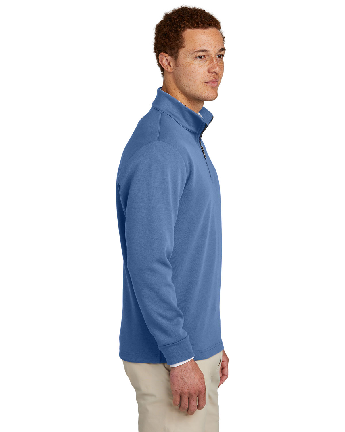 Brooks Brothers BB18206 Double-Knit 1/4-Zip view 3