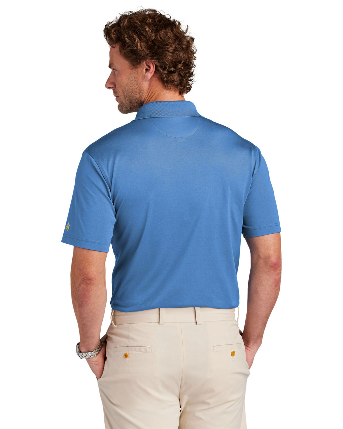 Brooks Brothers BB18220 Mesh Pique Performance Polo view 2