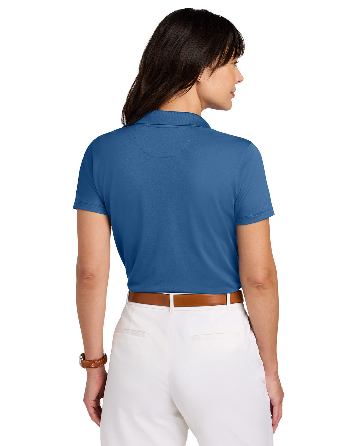 Brooks Brothers BB18221 Women's Mesh Pique Performance Polo view 2
