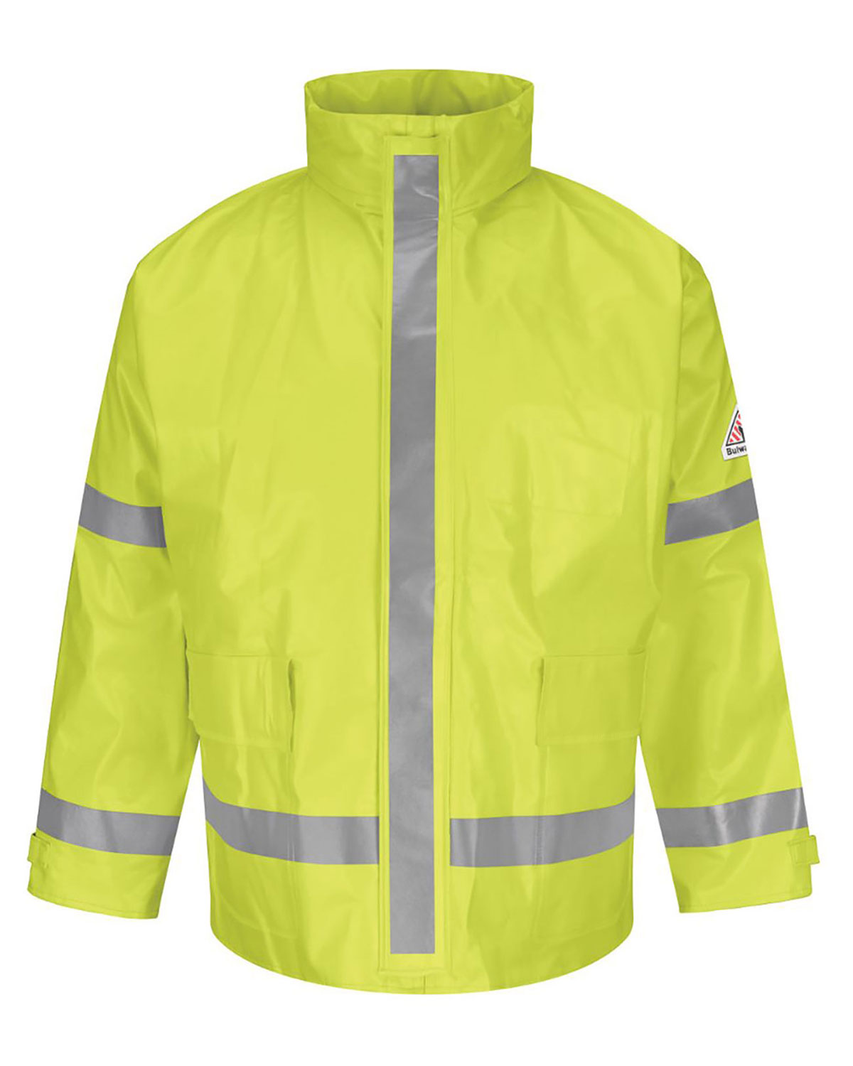 Bulwark JXN6 Men's Hi-Visibility Flame-Resistant Rain Jacket