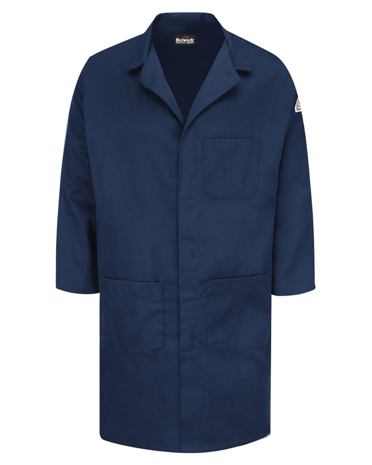 Bulwark KLL6 Men's Concealed Snap Front Lab Coat - EXCEL FR� ComforTouch� - 6 oz