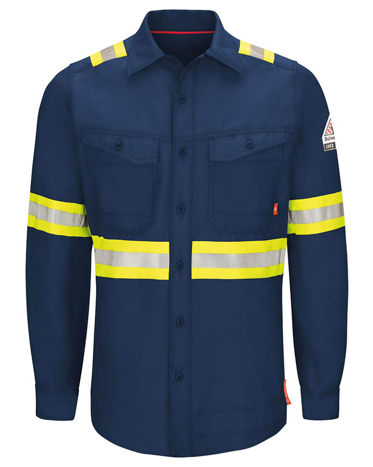 Bulwark QS40E Men's iQ Series� Endurance Enhanced-Vis Work Shirt
