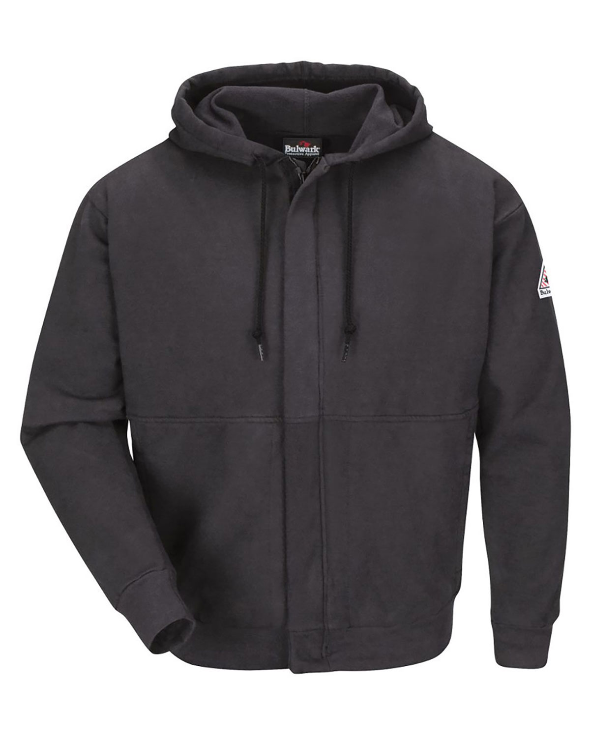 Bulwark SEH4 Men's Zip-Front Hooded Sweatshirt