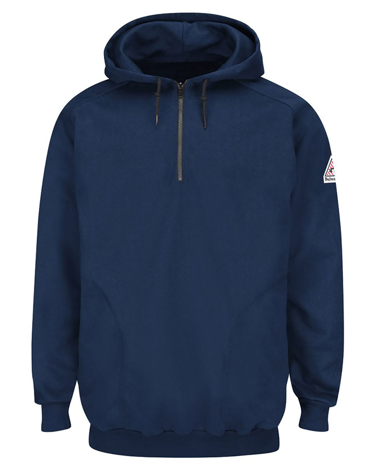 Bulwark SEH8 Men's Flame Resistant Quarter-Zip Hooded Sweatshirt