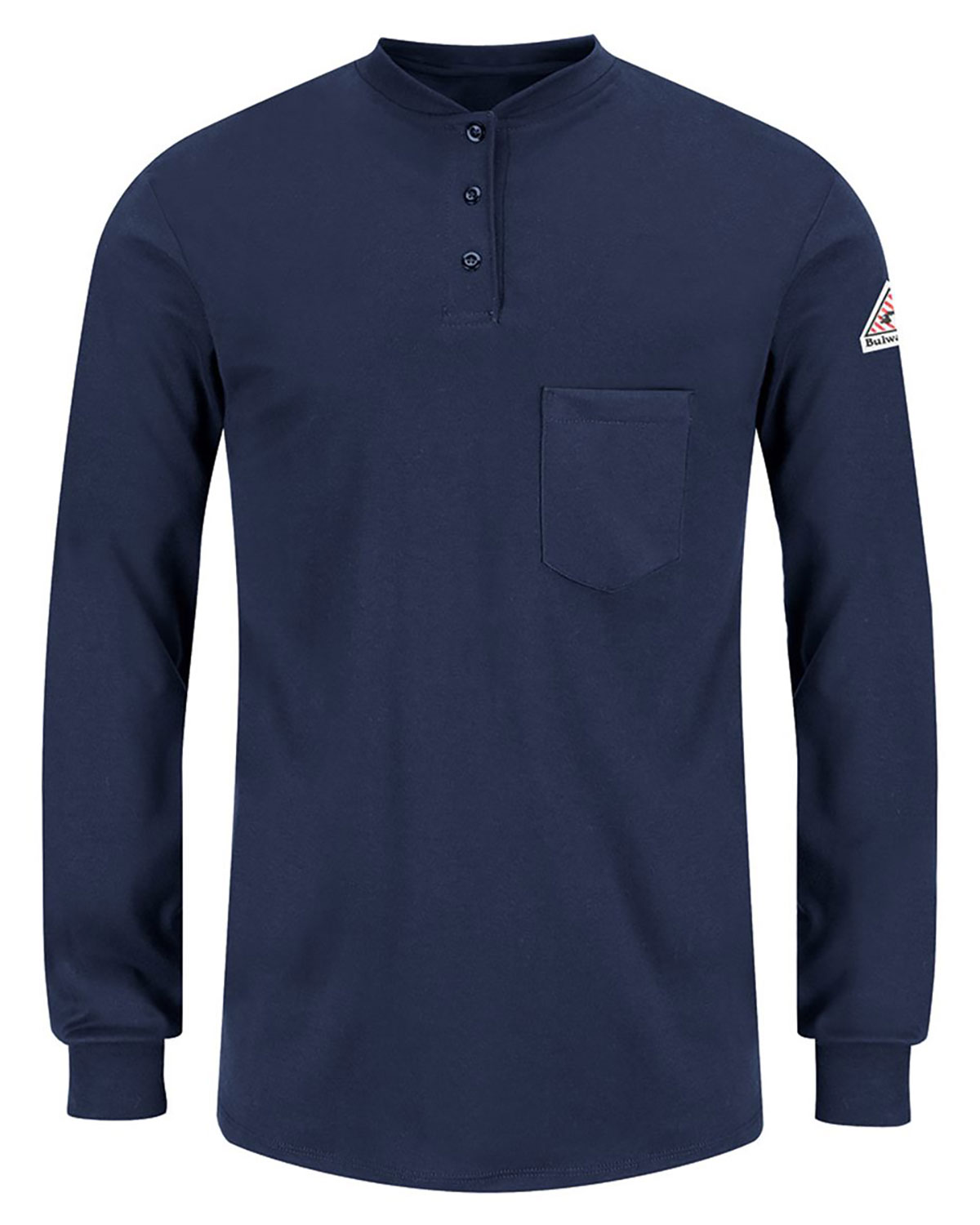 Bulwark SEL3 Women's Long Sleeve Tagless Henley Shirt