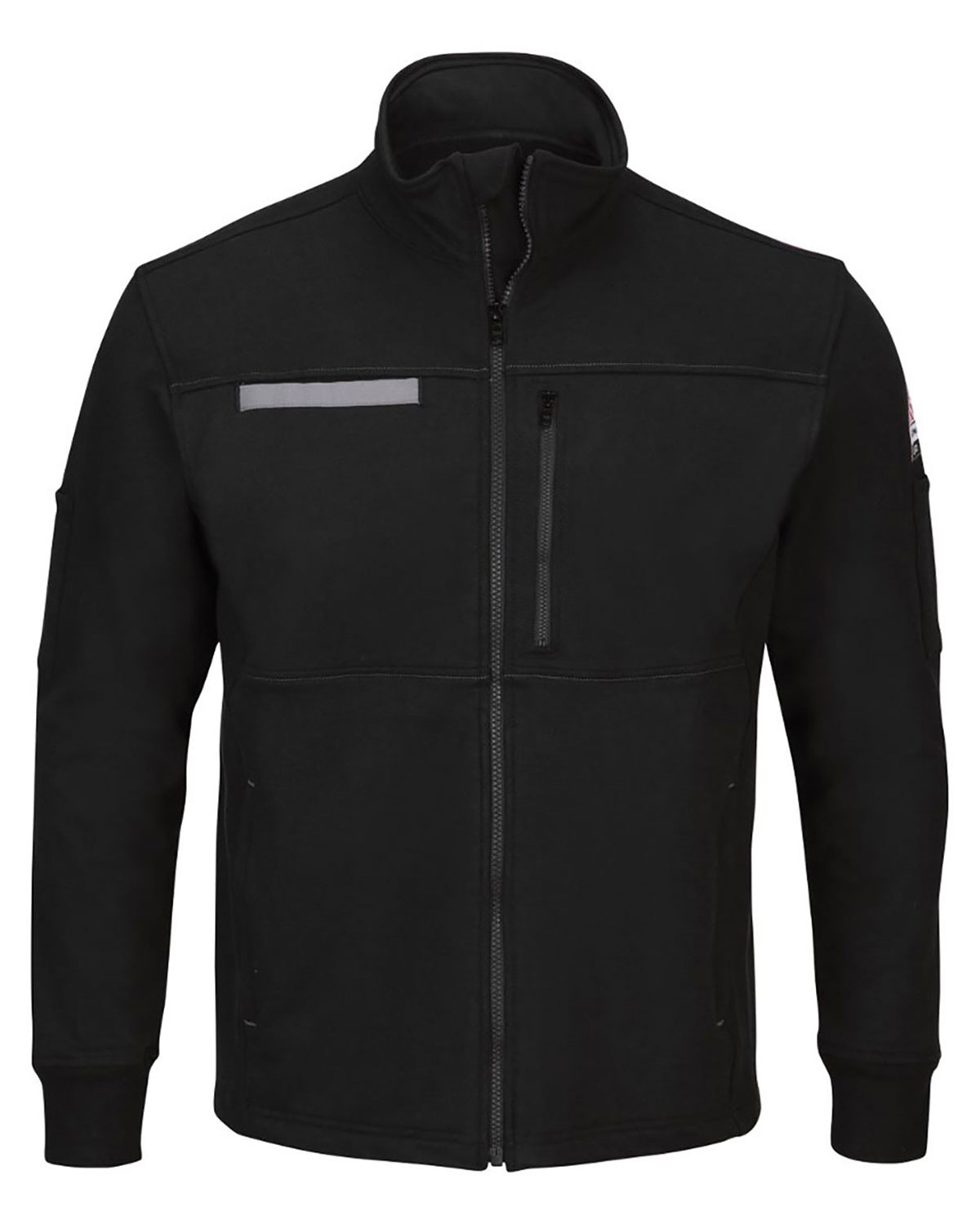 Bulwark SEZ2 Men's Zip Front Fleece Jacket-Cotton /Spandex Blend