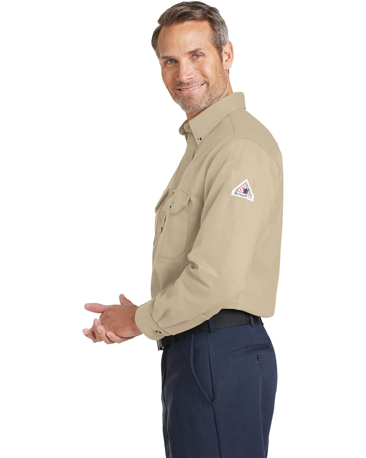 Bulwark SLU2 EXCEL FR ComforTouch Dress Uniform Shirt view 3