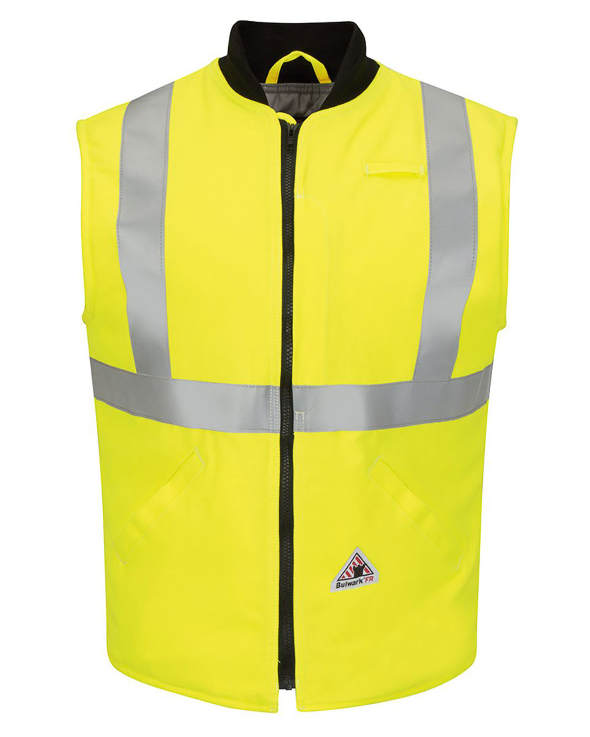 Bulwark VMS4HV Men's Hi Vis Insulated Vest with Reflective Trim - CoolTouch�2