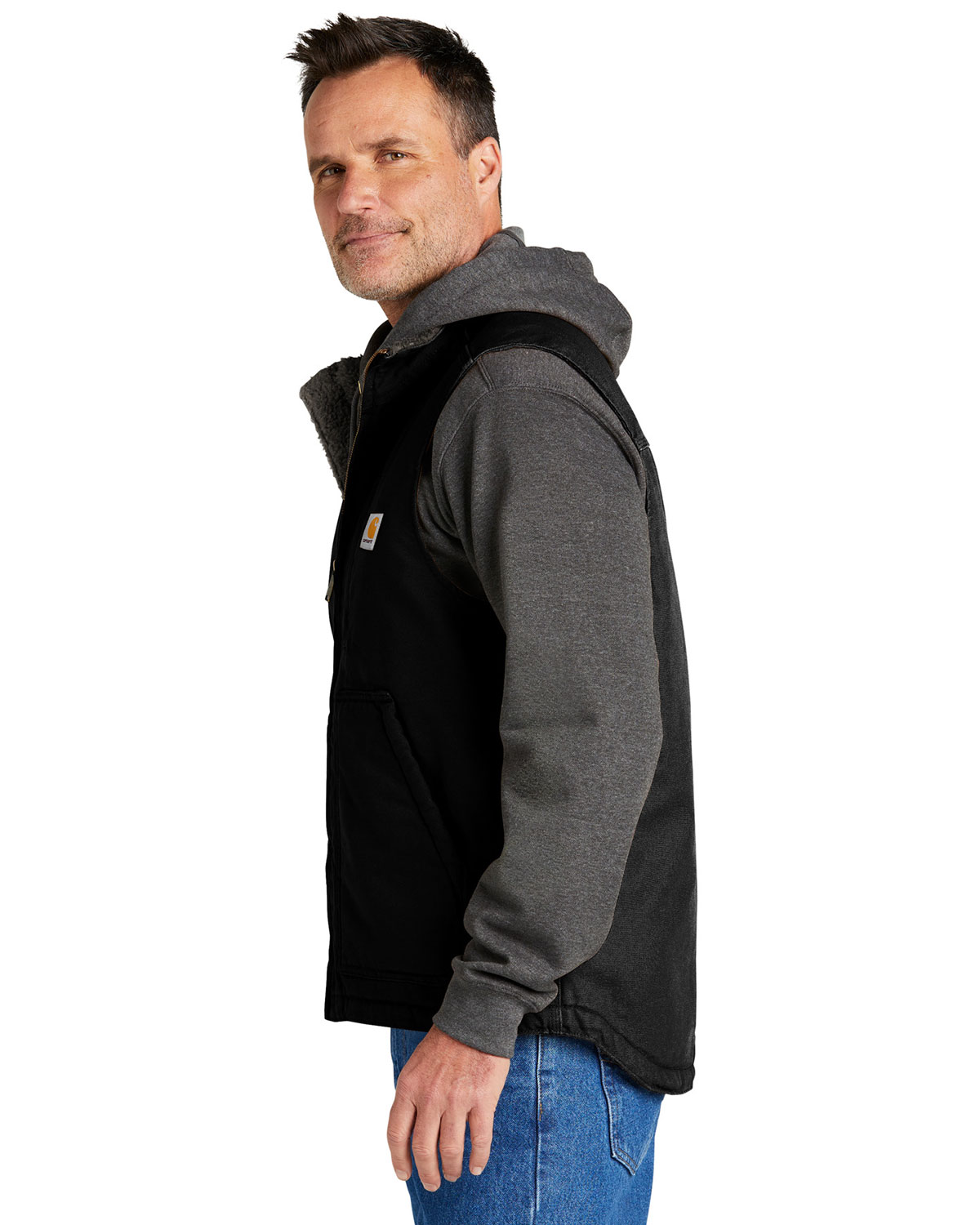 Carhartt CT104277 Sherpa-Lined Mock Neck Vest view 3