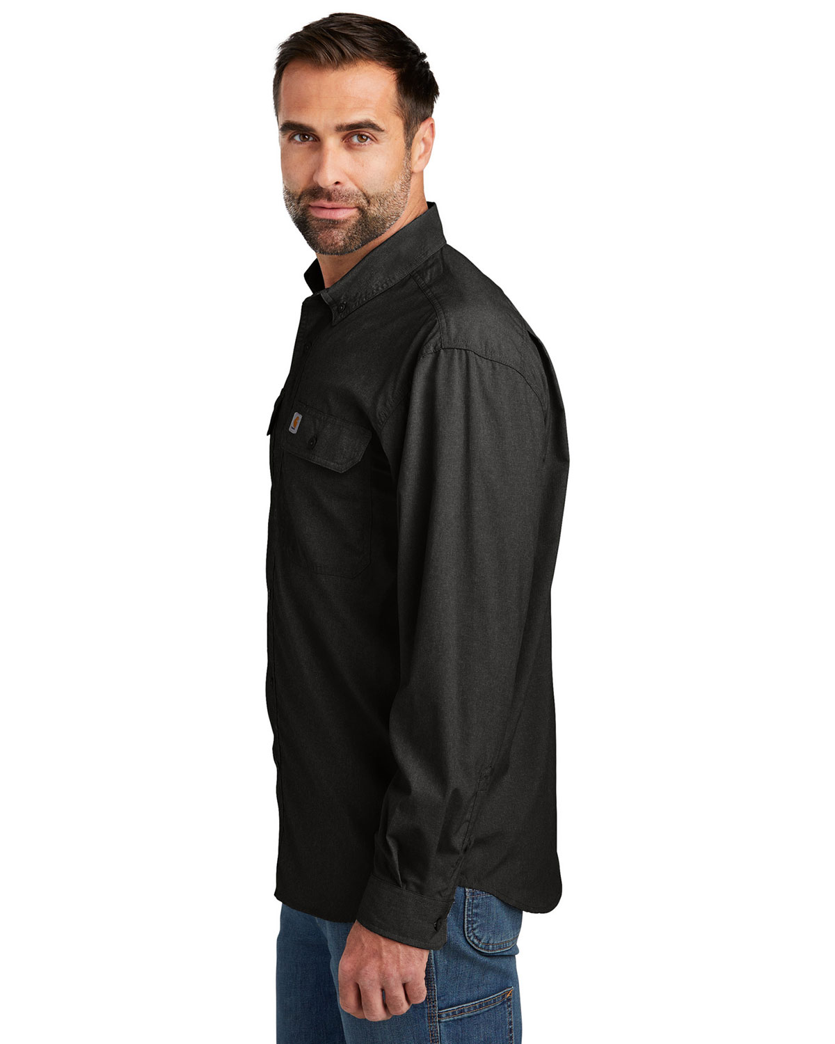 Carhartt CT105291 Force Solid Long Sleeve Shirt view 3