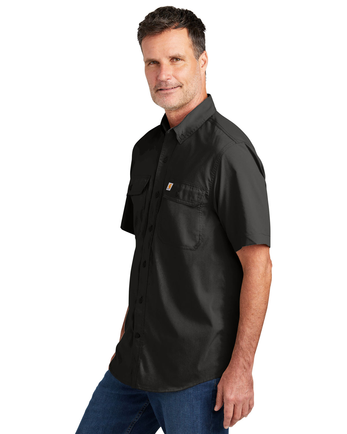 Carhartt CT105292 Force Solid Short Sleeve Shirt view 3