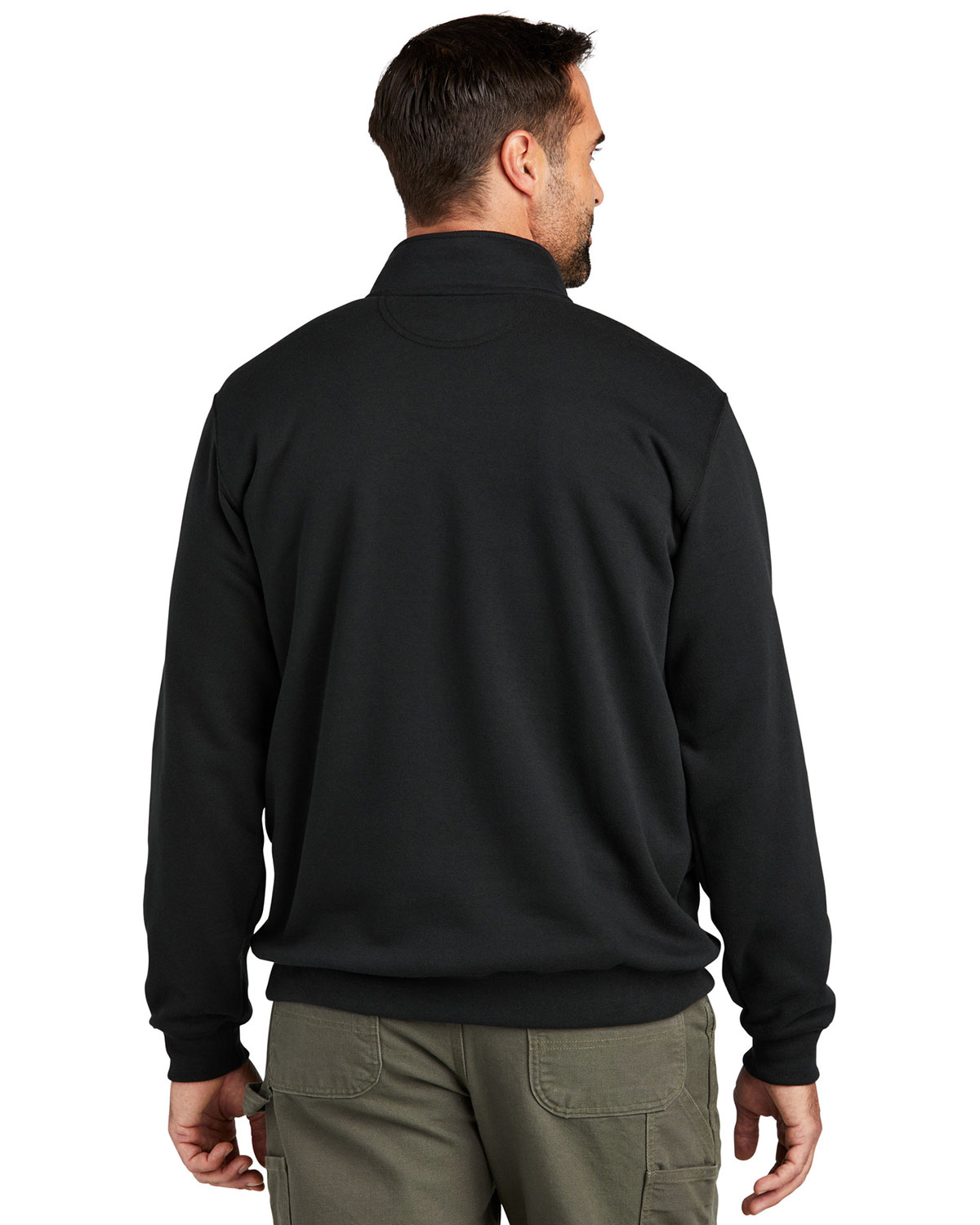 Carhartt CT105294 Midweight 1/4-Zip Mock Neck Sweatshirt view 2