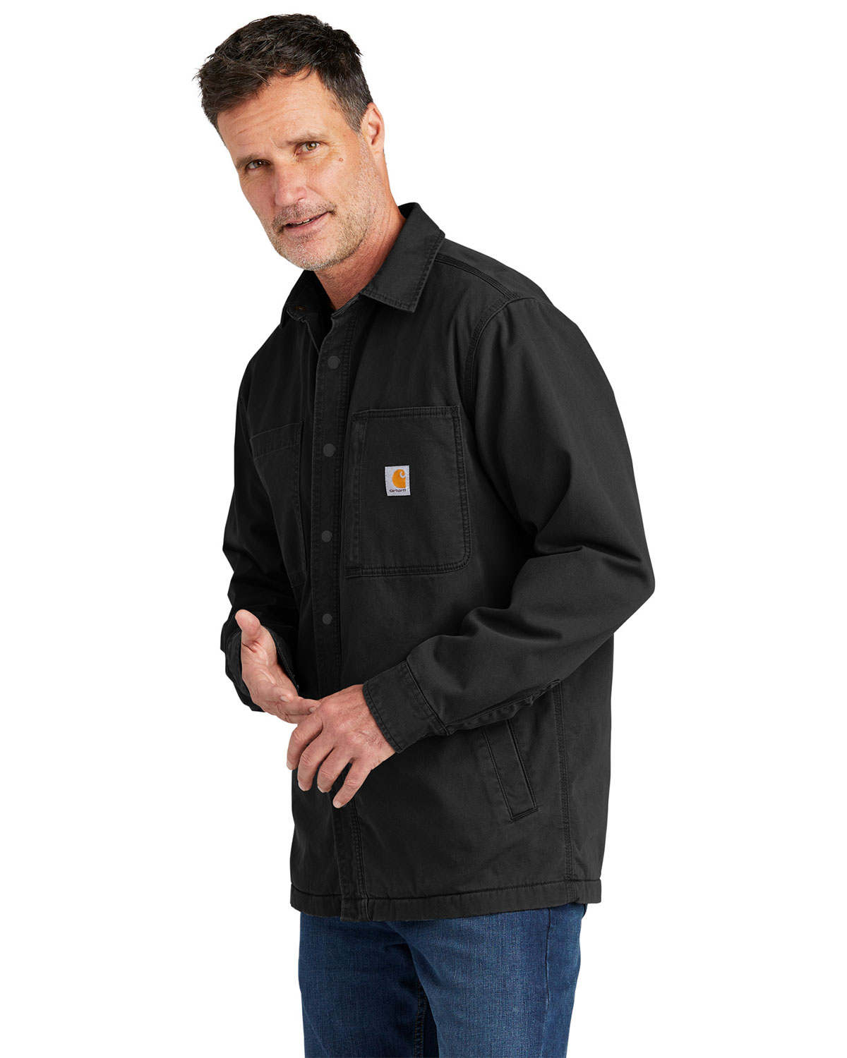 Carhartt CT105532 Rugged Flex Fleece-Lined Shirt Jac view 3