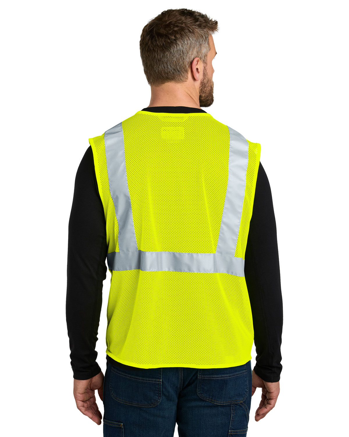 Carhartt CT106171 ANSI Class 2 Mesh Zip-Front Vest view 2