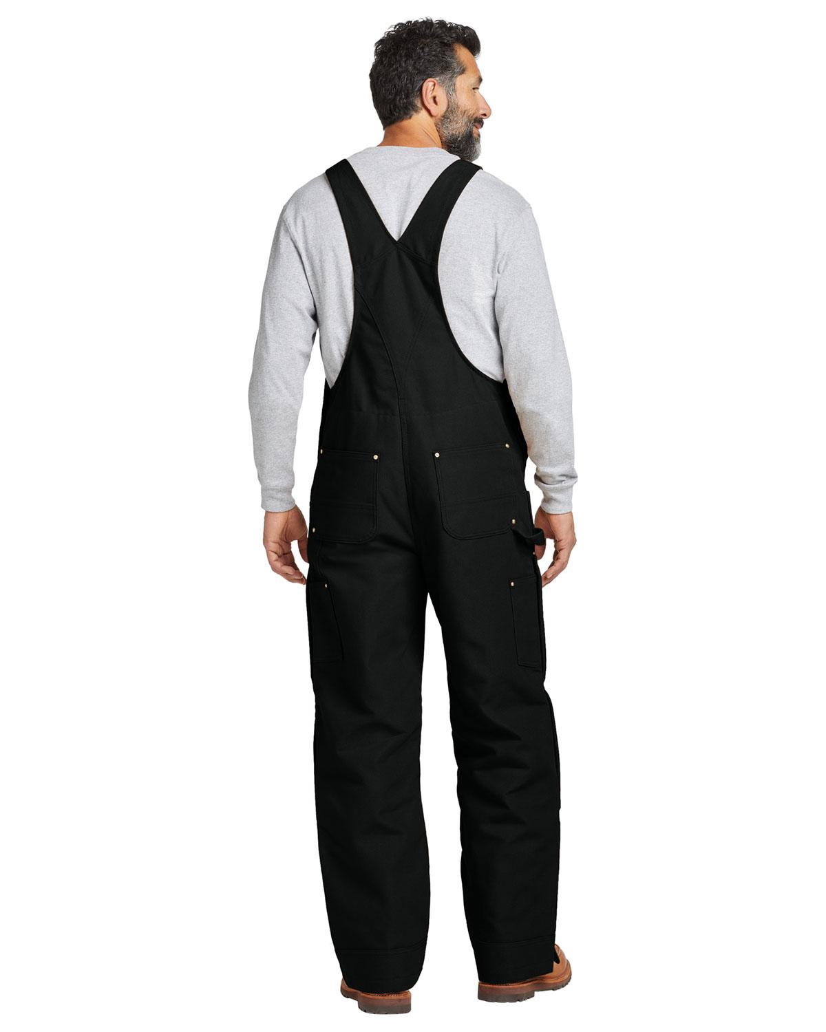 Carhartt CT106672 Firm Duck Insulated Bib Overalls view 2