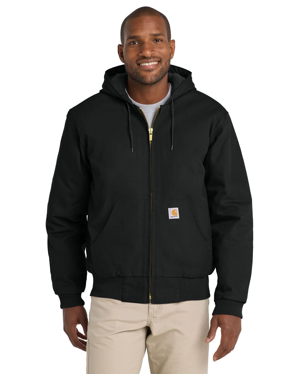 Carhartt CT106677 Quilted-Flanne-Lined Duck Active Jac
