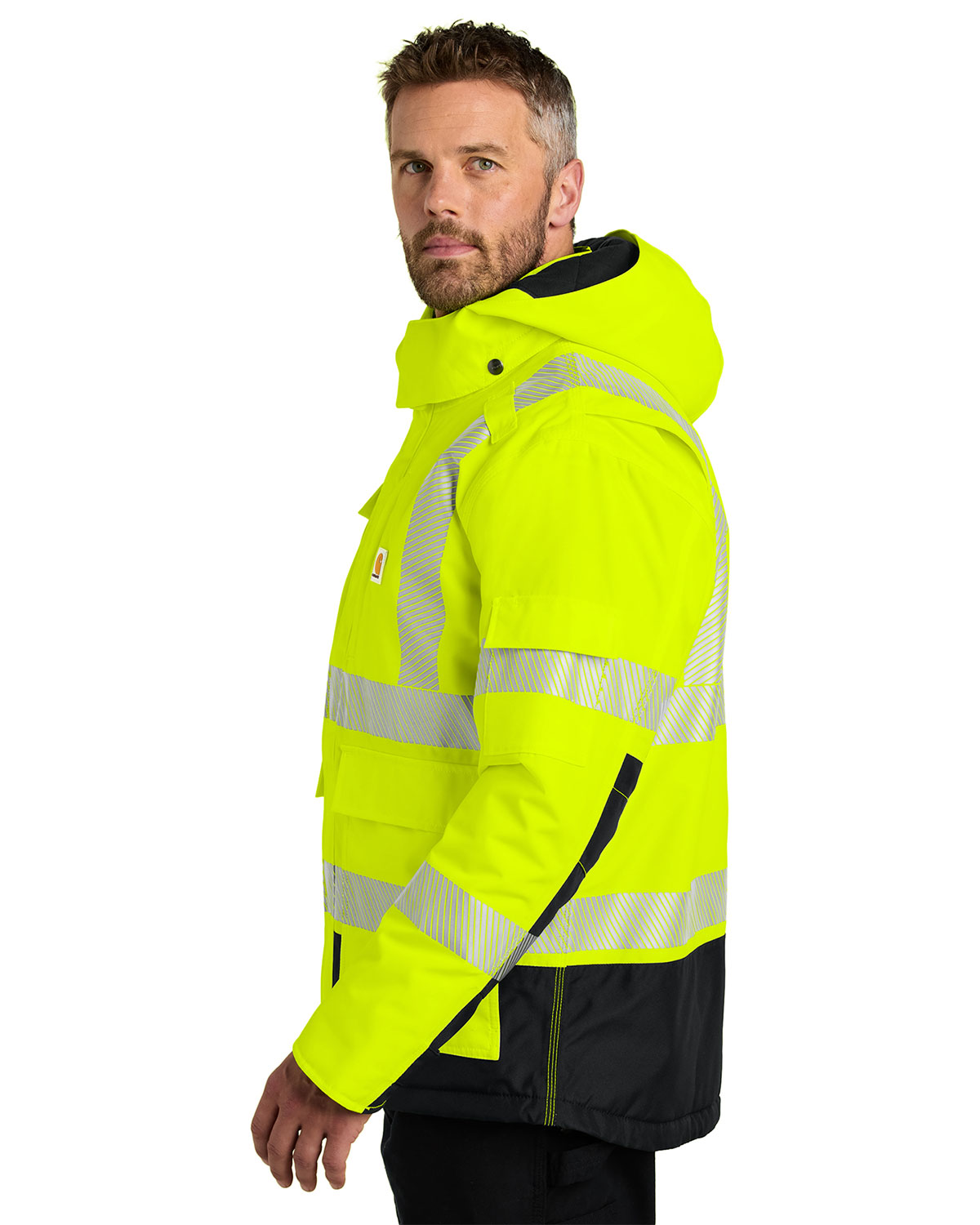 Carhartt CT106694 ANSI 107 Class 3 Waterproof Heavyweight Insulated Jacket view 3