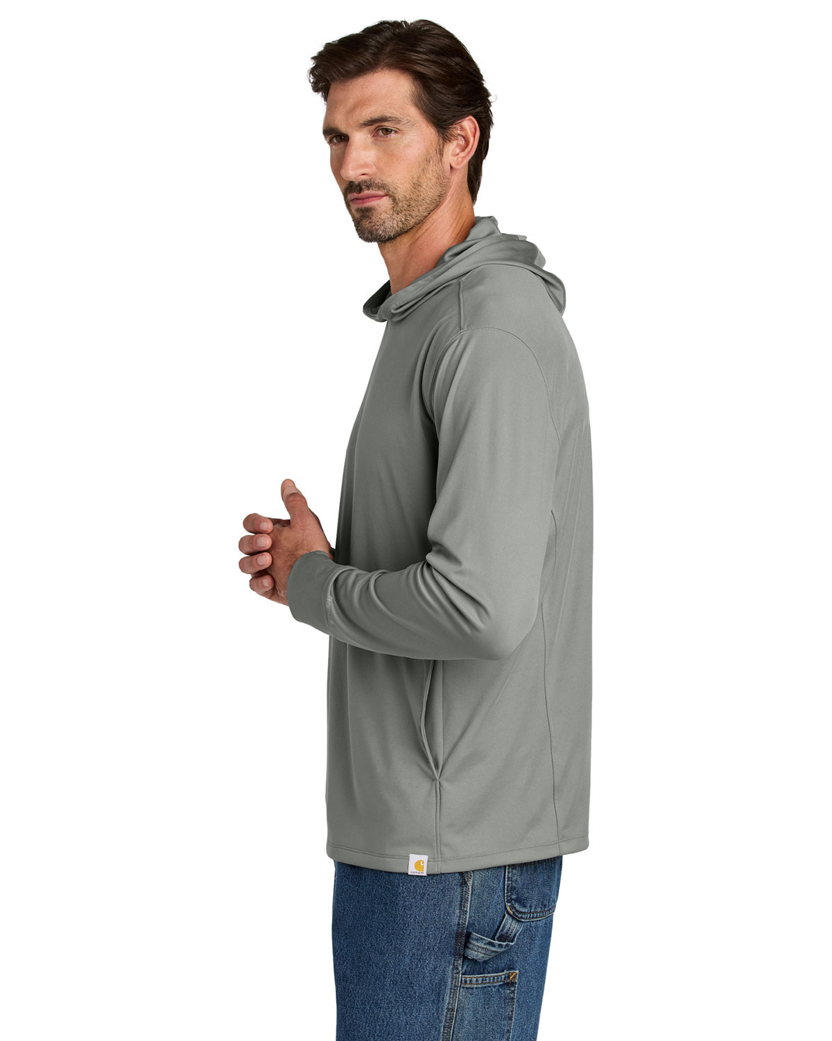 Carhartt CT106923 Force Sun Defender Long Sleeve Hooded T-Shirt view 3
