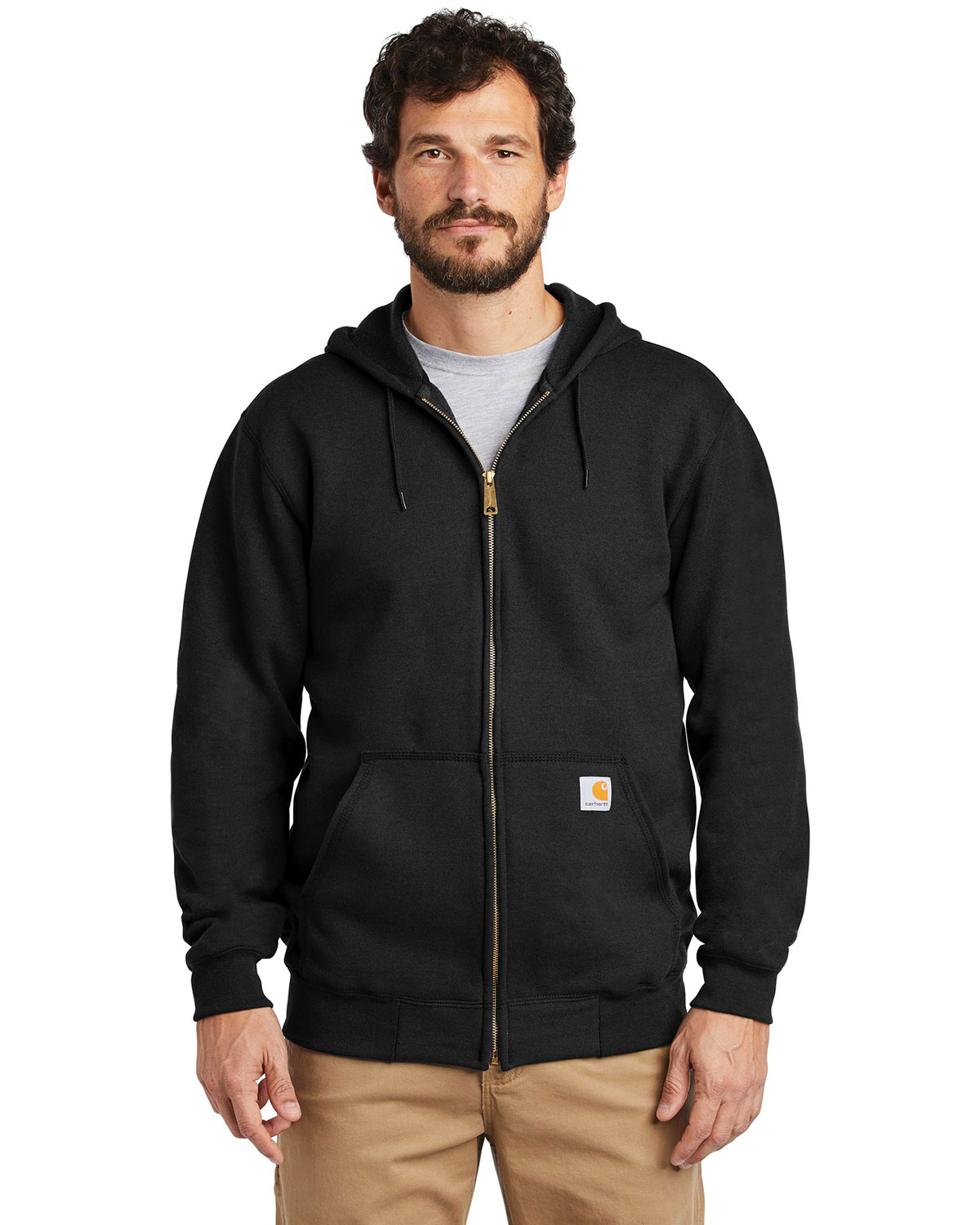 Carhartt CTK122 Midweight Hooded Zip-Front Sweatshirt