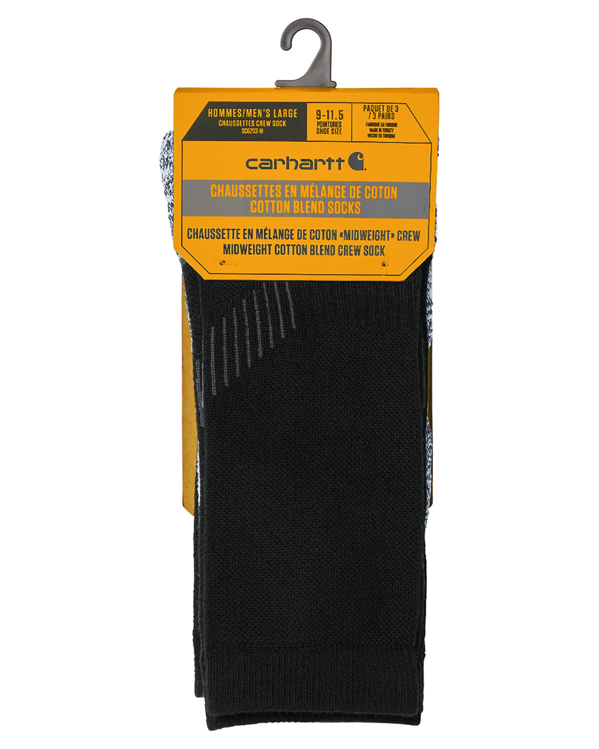 Carhartt CTSC4223 Force Midweight Crew Sock (3-Pack) view 3