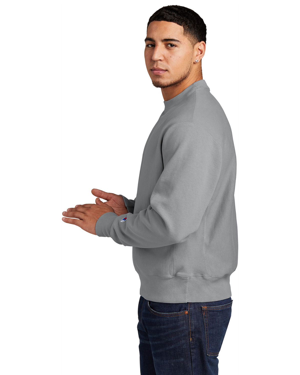 Champion GDS149 Reverse Weave Garment-Dyed Crewneck Sweatshirt view 3