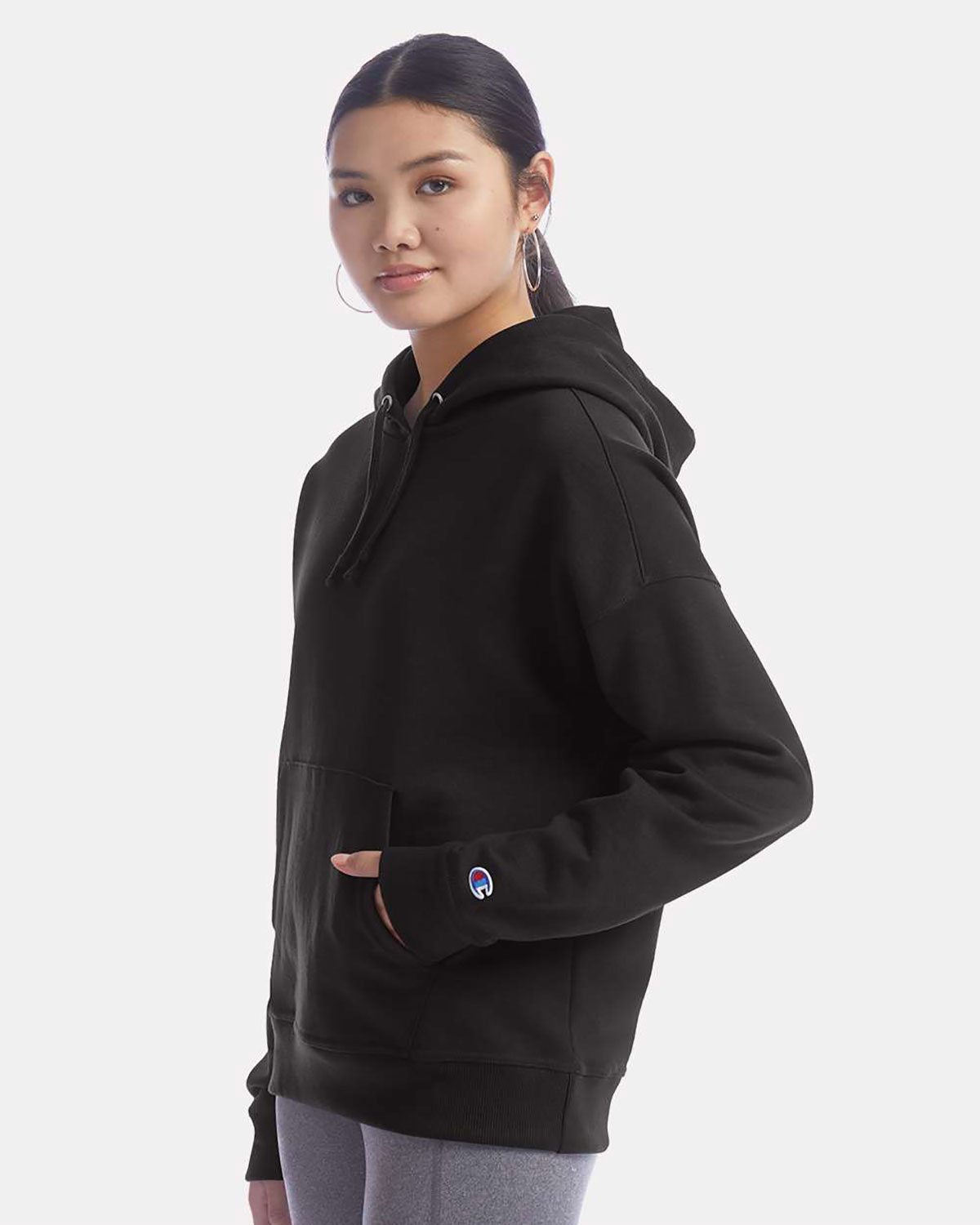 Champion S760 Women's Powerblend� Hooded Sweatshirt view 3