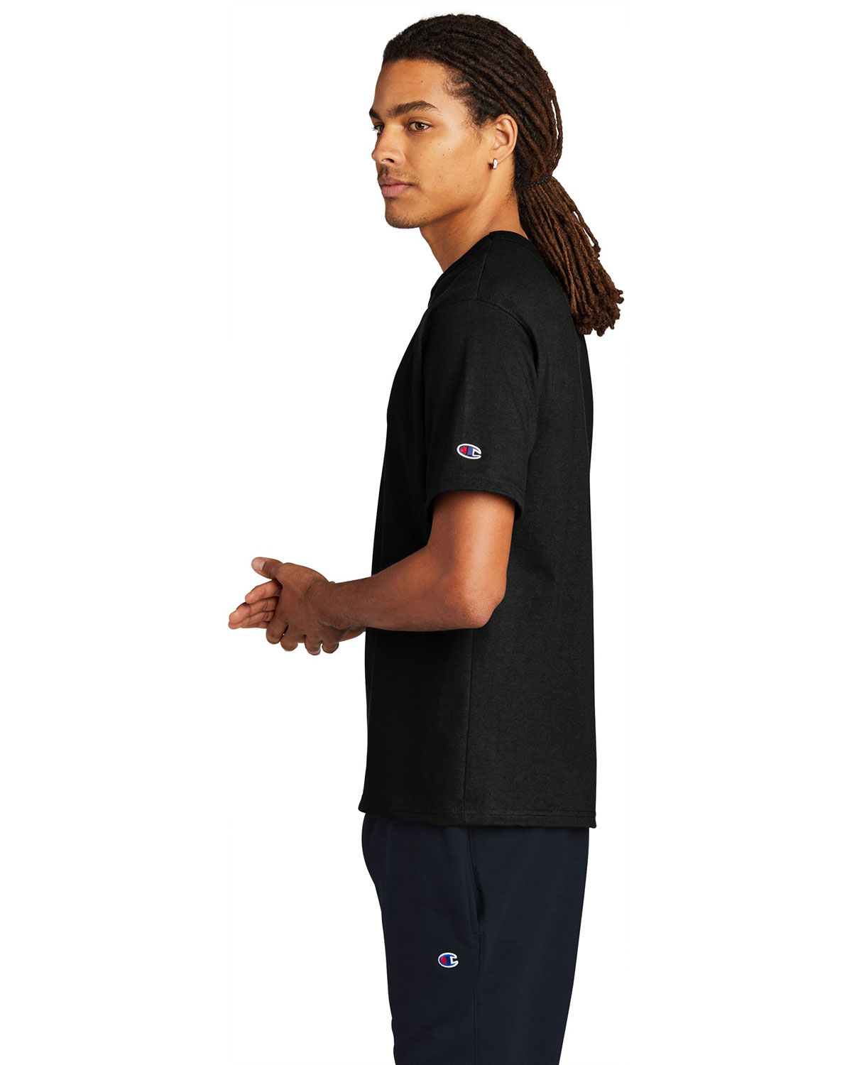 Champion T105 Heritage 7-Oz. Jersey Tee view 3