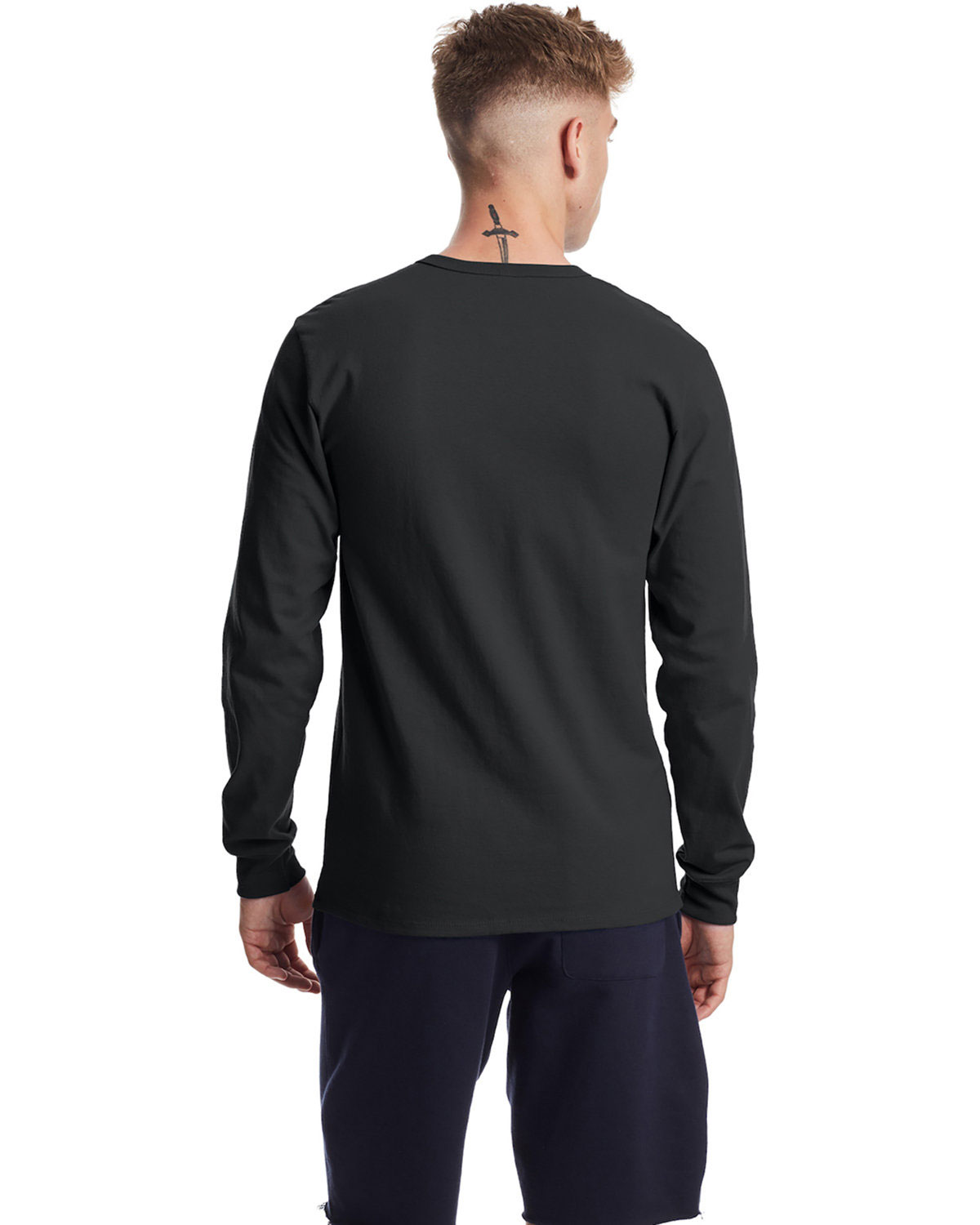 Champion T453 Unisex Heritage Jersey Long Sleeve T-Shirt view 2
