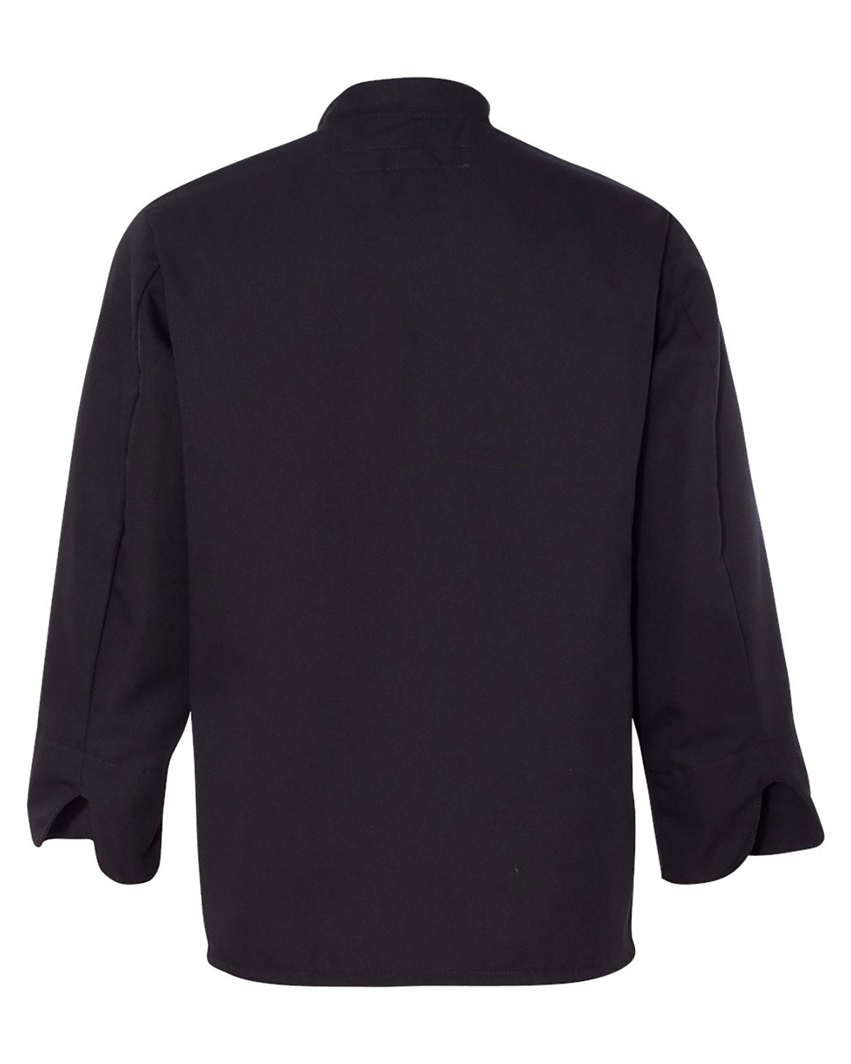 Chef Designs 0425 Ten Pearl Button Black Chef Coat view 2