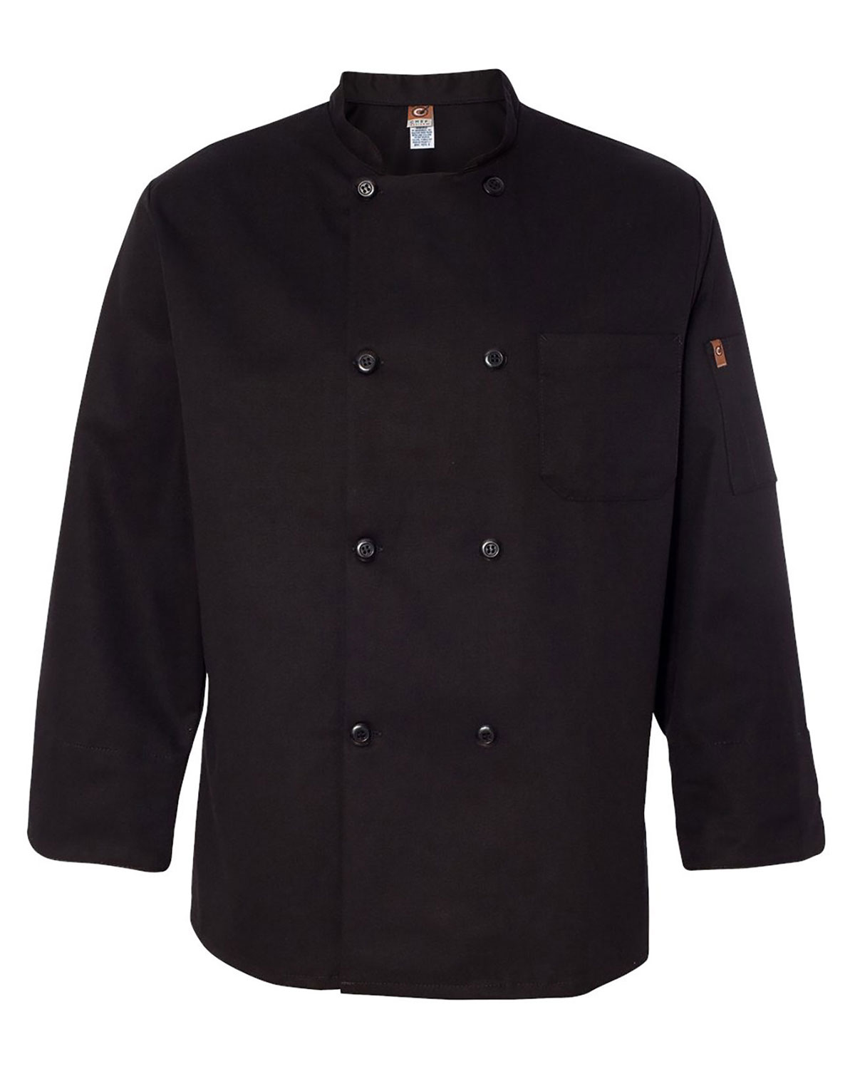 Chef Designs KT76 Black Traditional Chef Coat